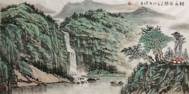 王继平作品《轻舟悠然》.jpg