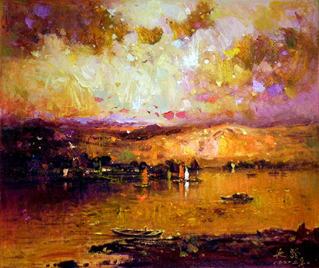 苏延龄作品《暖阳》规格：66x76cm.jpg