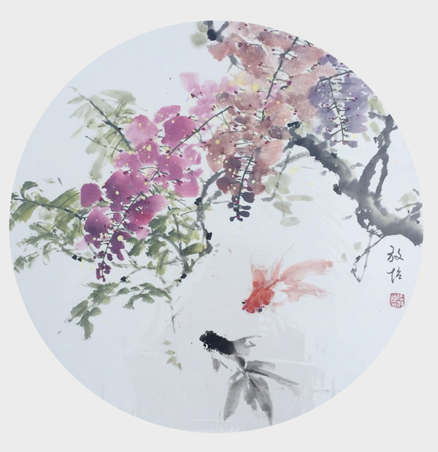 张放怡作品《畅游》规格：50x50cm.jpg