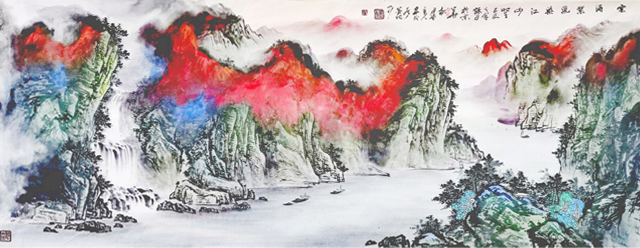 安茂水作品《云涌紫气染江山》.jpg