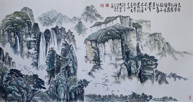 刘朗清作品《 藏珍纳秀惠大千》.jpg