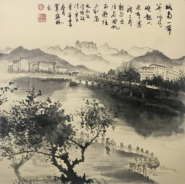 城南一带并河房 早起人家市尽张 二月新丝五月谷 风帆不断往来商.jpg