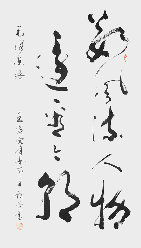 1670034918695592.jpg 王镜芳书法作品《毛泽东语录》摘要.JPG