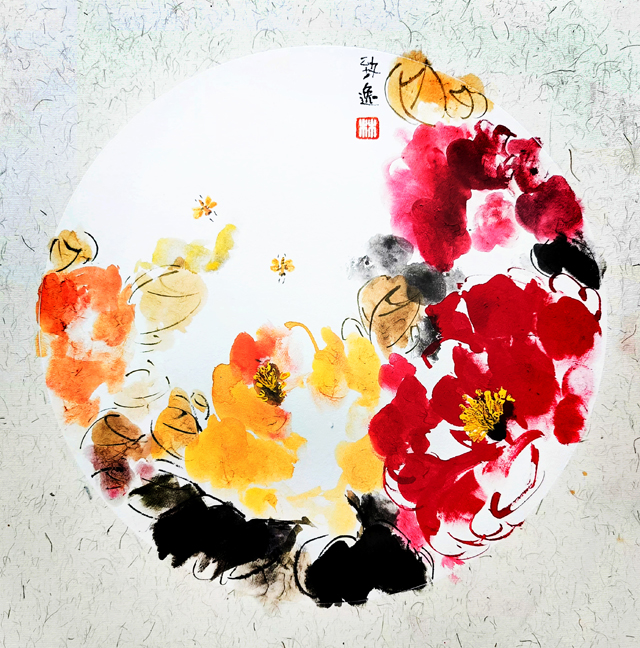 1784252183428626.jpg 林一雷作品《峨眉牡丹》1(林氏画法技艺.指画).jpg