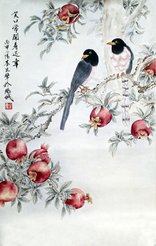 工笔花鸟