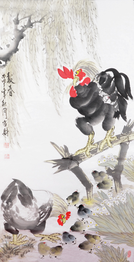 《报春》78cm×138cm