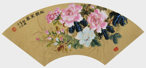《秋韵芙蓉》2013年作 天津刘红梅