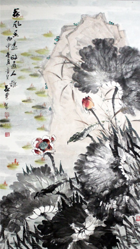 何农作品6 荷风香远