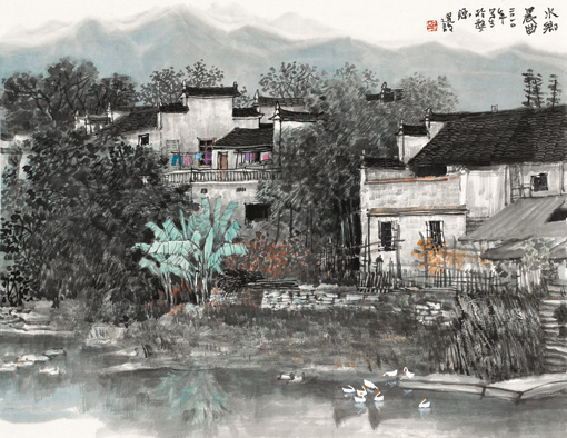 《水乡晨曲》