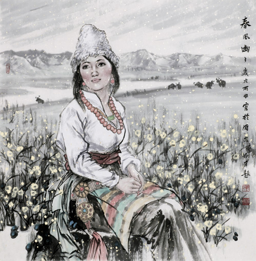 春风幽幽 69cm×69cm