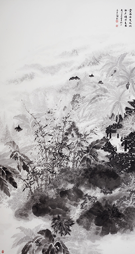 云南西双版纳勐仑镇深夏图 198cm×98cm