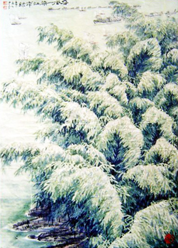 《春风一染江南绿-竹》