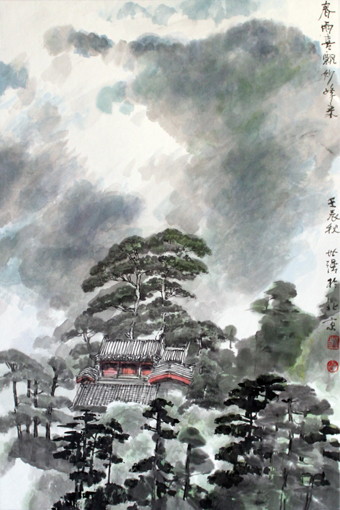 春雨喜飘妙峰来 春雨喜飘妙峰来