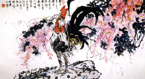 陈小雄作品2---《迎春乐》136cm×67cm 陈小雄作品2---《迎春乐》136cm×67cm