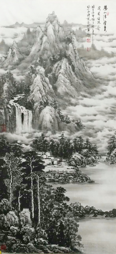 翠山清灵秀96×46cm 翠山清灵秀96×46cm