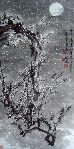 5韩梅作品《寒梅》 5韩梅作品《寒梅》