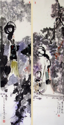 《晚春》《黛玉葬花》4×2新 《晚春》《黛玉葬花》4×2新