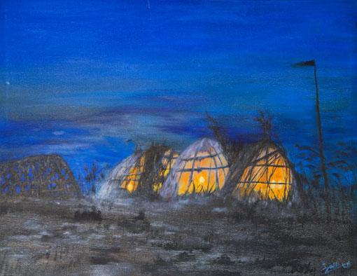 布面油画2016《逍遥山水间 听风伴雨眠》 布面油画2016《逍遥山水间 听风伴雨眠》