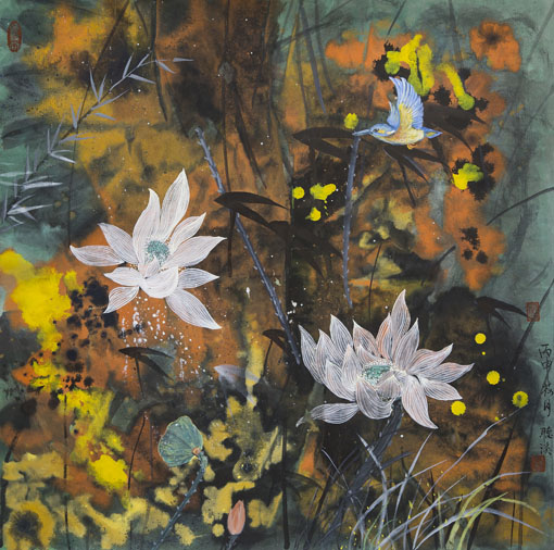 国画2016《荷梦》 国画2016《荷梦》