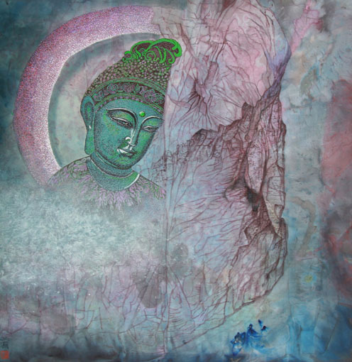 国画2017《布施》 国画2017《布施》