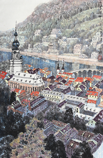 内卡河畔 内卡河畔