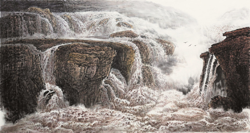 董宝宏《派出昆仑贯神州》180×95 董宝宏《派出昆仑贯神州》180×95