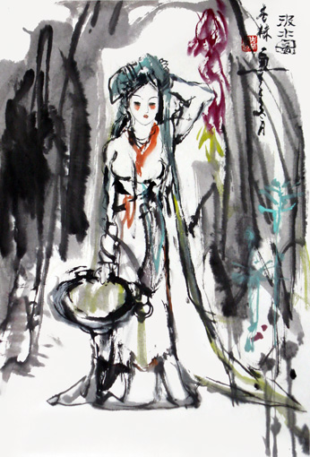 《吸水图》 《吸水图》