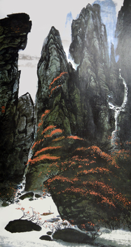 《金秋》200×100cm 《金秋》200×100cm