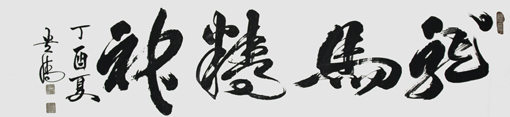 《龙马精神》245×70cm