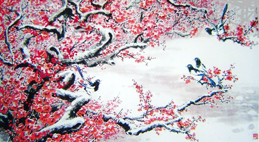 《梅花报喜》