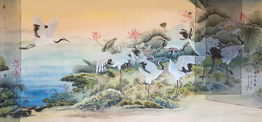 户广生作品《盛世清莲》 户广生作品《盛世清莲》