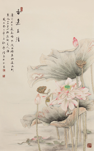 户广生作品《香远溢清》 户广生作品《香远溢清》