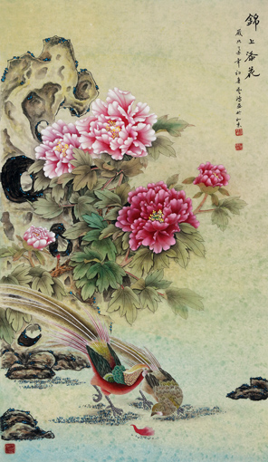 户广生作品《锦上添花》 户广生作品《锦上添花》