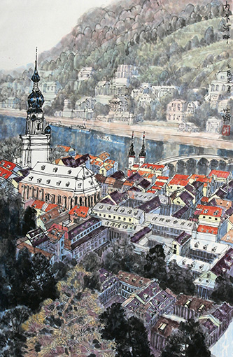 内卡河畔 内卡河畔