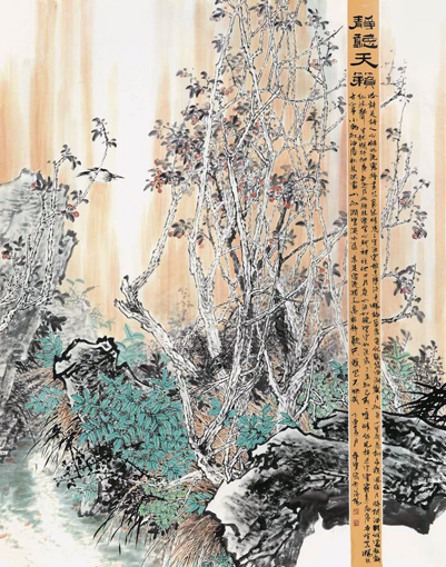 《静听天籁》200×155cm