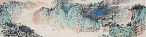 《川江揽胜》180cm×48cm