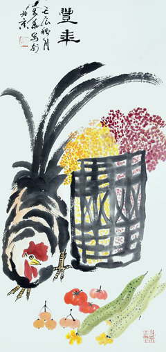 滕步华作品 《丰年》 50cm×39cm 滕步华作品 《丰年》 50cm×39cm