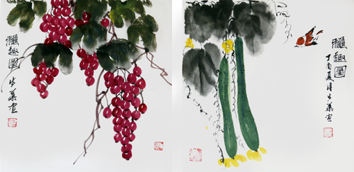 滕步华作品2 《秋趣图》 45cm×45cm 滕步华作品2 《秋趣图》 45cm×45cm