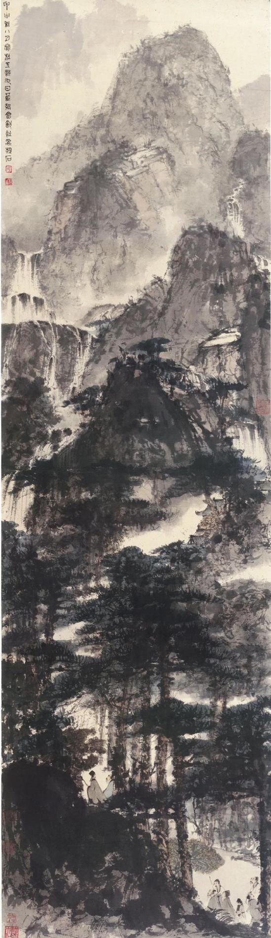 《杜甫九日蓝耕会饮诗意图》赏析 《杜甫九日蓝耕会饮诗意图》赏析