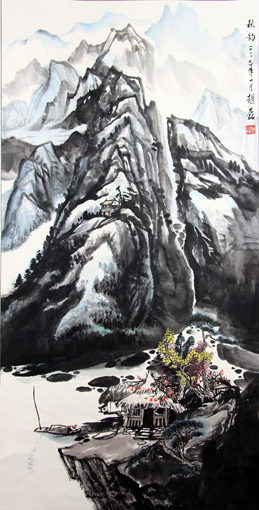 《秋韵》137x68cm 《秋韵》137x68cm