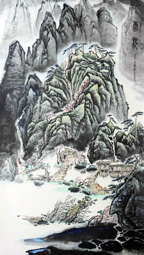 《云梯》180x97cm 《云梯》180x97cm