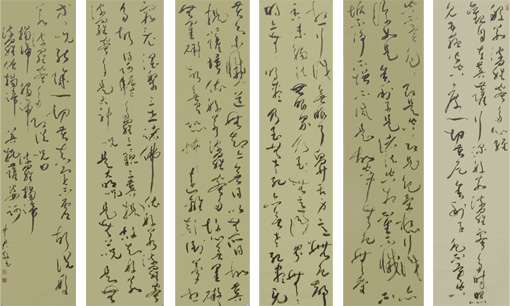 《心经》规格：138×34cm×6 价格：一平方尺10000元