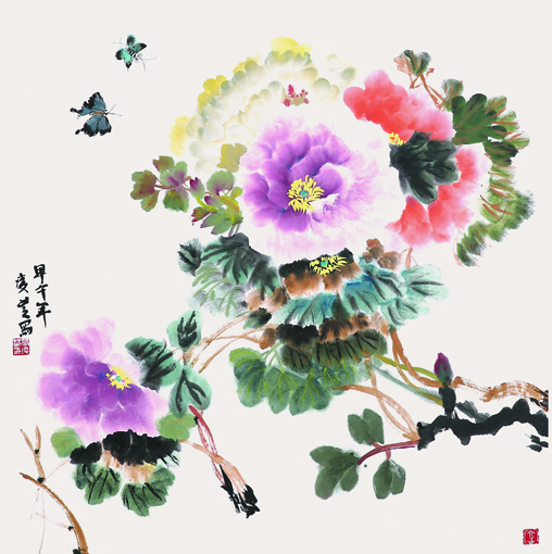 高凌芝作品2 尺寸：89.5cmx70cm 价格：3000元一平尺