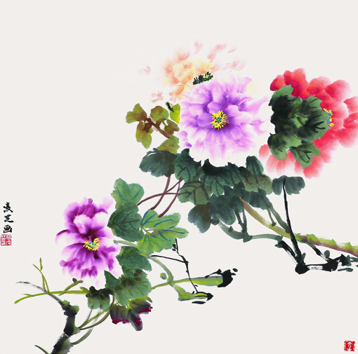 高凌芝作品3 尺寸：89.5cmx70cm 价格： 3000元一平尺
