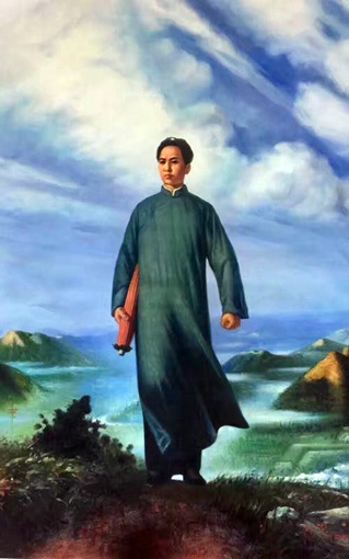 尹有香油画作品 规格：100x70cm价格：10万元一平尺