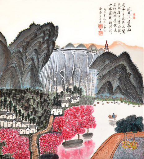 王静芬作品 《风景这边独好 》 尺寸：12平方尺 价格：面议