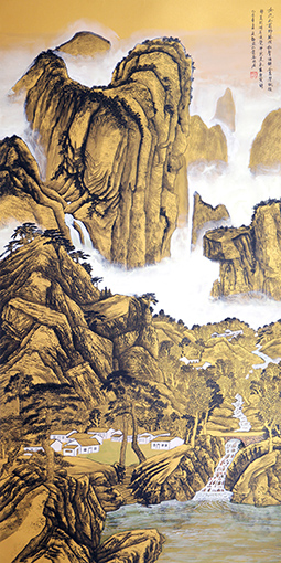 《唐寅诗意画》136x68