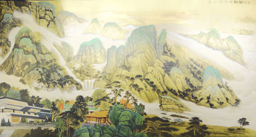 《高山深处有新街》180x96