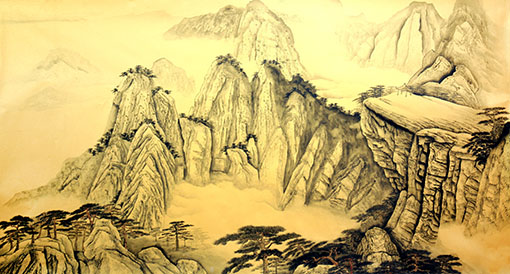 《黄山之三》180x96