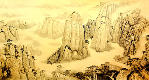 《黄山之四》180x96